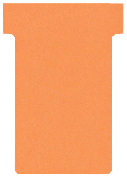nobo T-Karten, Größe 2 60 mm, 170 g qm, orange