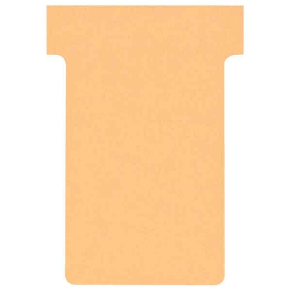 nobo T-Karten, Größe 2 60 mm, 170 g qm, orange