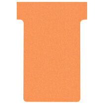 nobo T-Karten, Größe 2 60 mm, 170 g qm, orange