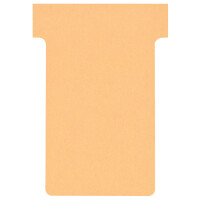 nobo T-Karten, Größe 2 60 mm, 170 g qm, beige