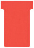 nobo T-Karten, Größe 4 124 mm, 170 g qm, rot