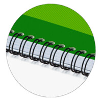 Oxford Office Spiralbuch, DIN A4, kariert, 50 Blatt, Karton