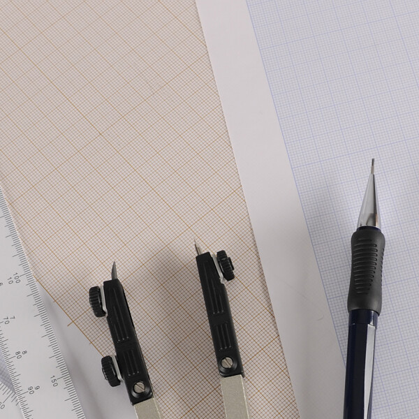 CANSON Millimeterpapier, DIN A4, 90 g qm, Farbe: dunkelbraun
