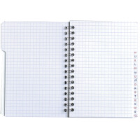 Oxford Registerbuch - Doppelspirale, 110 x 170 mm