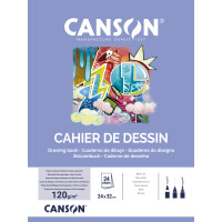 CANSON Zeichenheft, blanko, 120 g qm, 170 x 220 mm
