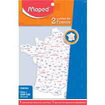 Maped Schablone Frankreich-Landkarte, Inhalt: 2 Stück