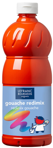 LEFRANC BOURGEOIS Gouachefarbe 1.000 ml, zinnoberrot