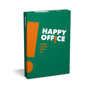 Happy Office Kopierpapier A4 80g/m2 (1 Palette; 100.000 Blatt)