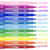 Tombow Doppelfasermaler "TwinTone" Rainbow, light blue