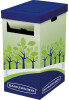 Fellowes BANKERS BOX Recycling-Behälter, groß, grün blau