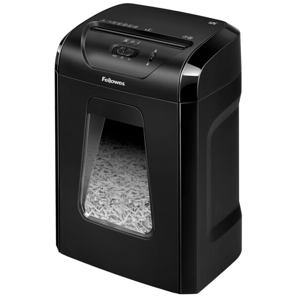 Fellowes Aktenvernichter Powershred 12C, schwarz, Partikel