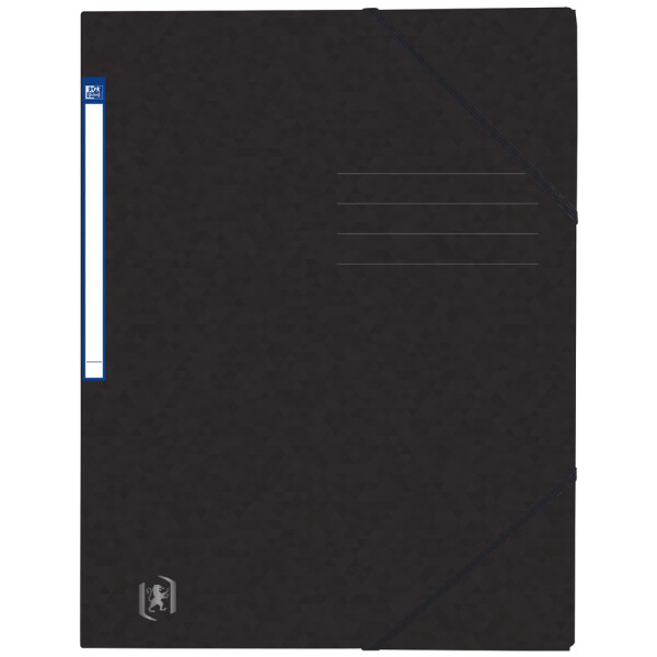 Oxford Eckspannermappe Top File+, DIN A4, schwarz