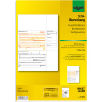 sigel Bankformular "PC-SEPA-Überweisung", DIN A4