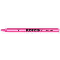 Kores Textmarker-Pen, Keilspitze: 0,5 - 3,5 mm, gelb
