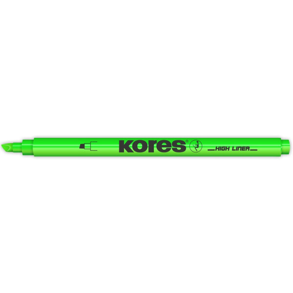 Kores Textmarker-Pen, Keilspitze: 0,5 - 3,5 mm, pink