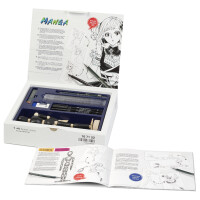 FABER-CASTELL Tuschestift PITT artist pen Manga Starter Set