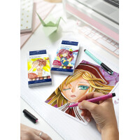 FABER-CASTELL Tuschestift PITT artist pen, 6er Etui