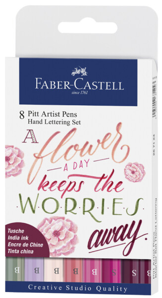FABER-CASTELL Tuschestift PITT artist pen, 8er Etui