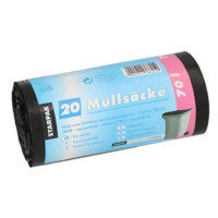 STARPAK Mülleimerbeutel HDPE, 60 Liter, weiß