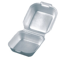 STARPAK Burgerbox eckig, XPS, Maße: 120 x 120 x 75 mm