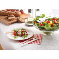 PAPSTAR Damast-Tischtuch, (B)1,2 x (L)8 m, hellblau