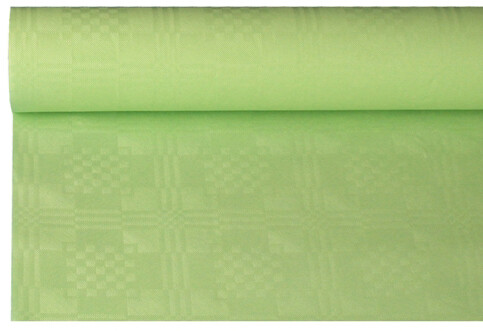 PAPSTAR Damast-Tischtuch, (B)1,2 x (L)8 m, pastellgrün