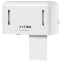 satino by wepa Toilettenpapier-Spender, weiß