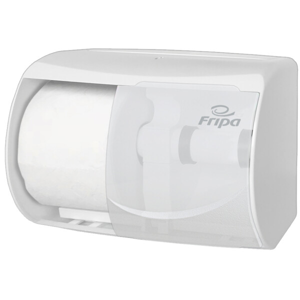 Fripa Toilettenpapier-Spender für 2 Rollen, Kunststoff,weiß
