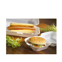 STARPAK Burgerbox eckig, XPS, Maße: 145 x 155 x 80 mm