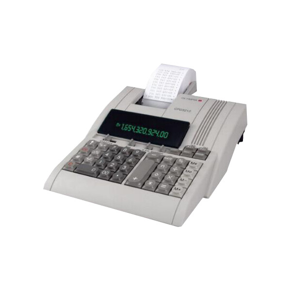 OLYMPIA Druckender Tischrechner CPD-3212S, lichtgrau