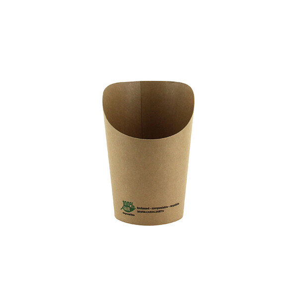 PAPSTAR Wrap-Cup "pure", rund, 230 ml, braun