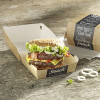PAPSTAR Burgerbox "pure", Maße: 90 x 155 x 155 mm, XXL
