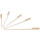 NATURE Star Fingerfood-Spieße FLAG, aus Bambus, 150 mm