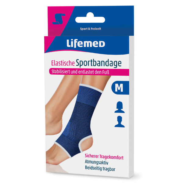 Lifemed Sportbandage "Fußgelenkschutz", Größe: M