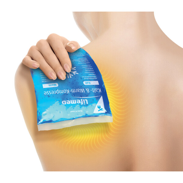 Lifemed Kalt- Warm-Kompresse, 290 x 120 mm, blau