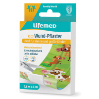 Lifemed Kinder-Wund-Pflaster "Farmtiere", 500 mm x 60 mm
