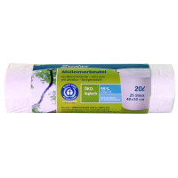 Secolan Mülleimerbeutel, grün schwarz, 60 Liter, 30 my