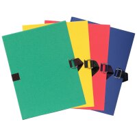 EXACOMPTA Dokumentenmappe, DIN A4, Karton, dunkelblau