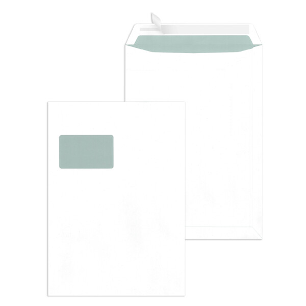 MAILmedia Versandtasche Offset wei&szlig;, C5, mit Fenster