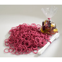 dm-folien Gummiringe im Beutel, rot, 40 mm,...