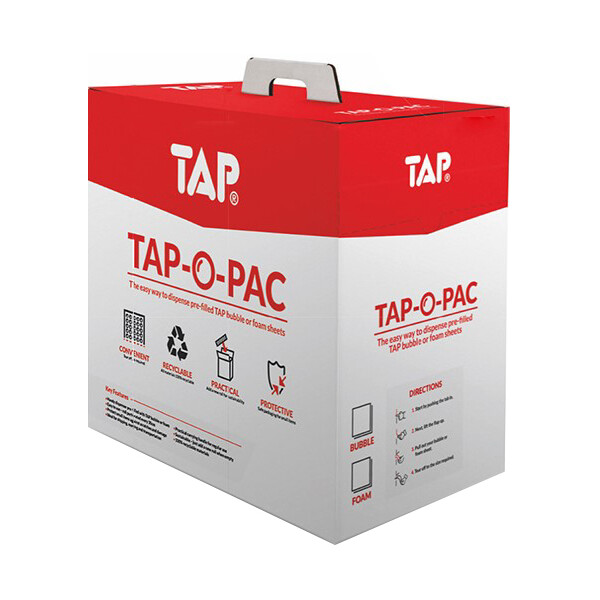 TAP Luftpolsterfolie TAP-O-PAC, im Karton-Spender