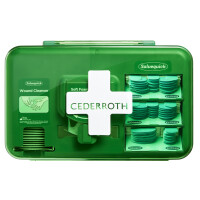 CEDERROTH Erste-Hilfe-Set Wound Care Dispenser Blue, Spender