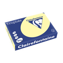 Clairalfa Multifunktionspapier Trophée, A4, 80g qm, gelb
