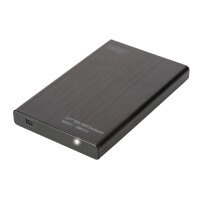 DIGITUS 2,5" SATA Festplatten-Gehäuse, USB 2.0,...