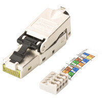 DIGITUS RJ45 Steckverbinder, Kat. 6A(tief)