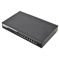 DIGITUS Gigabit Ethernet PoE Switch, 8-Port, 1x SFP Uplink