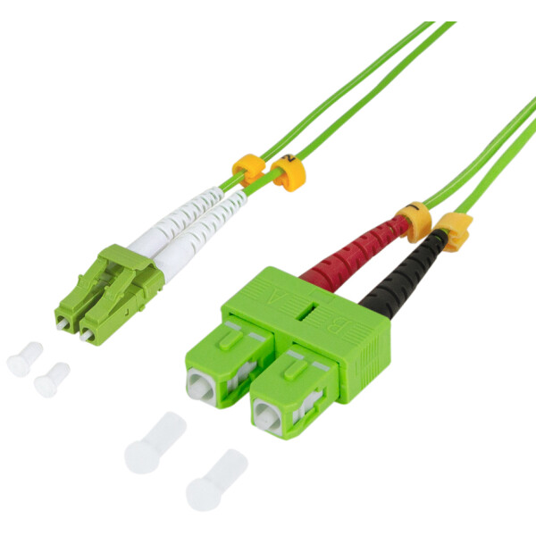 LogiLink LWL Patchkabel, LC-Duplex - SC-Duplex, OM5, 15,0 m
