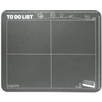 LogiLink Maus Pad im Kalender-Design, mit Einschubfach