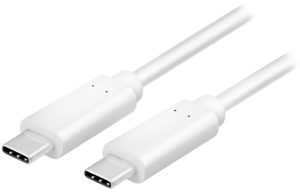 LogiLink USB 3.1 Kabel, USB-C - USB-C Stecker, 0,5 m, weiß
