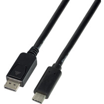 LogiLink USB-C - DisplayPort Anschlusskabel, 3,0 m, schwarz